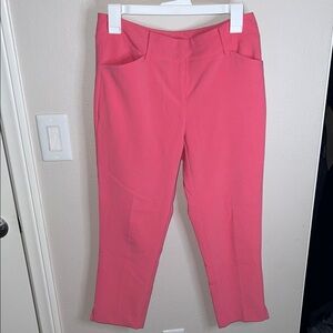 New York & Company Vibrant Pink Cropped Pants
